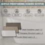 67" Special-Shaped Acrylic Freestanding Slipper Bathtub in Gloss White with Overflow and Drain