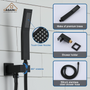 10 in. Wall Mount Rainfall Dual Shower Head System with Tub Shower Faucet