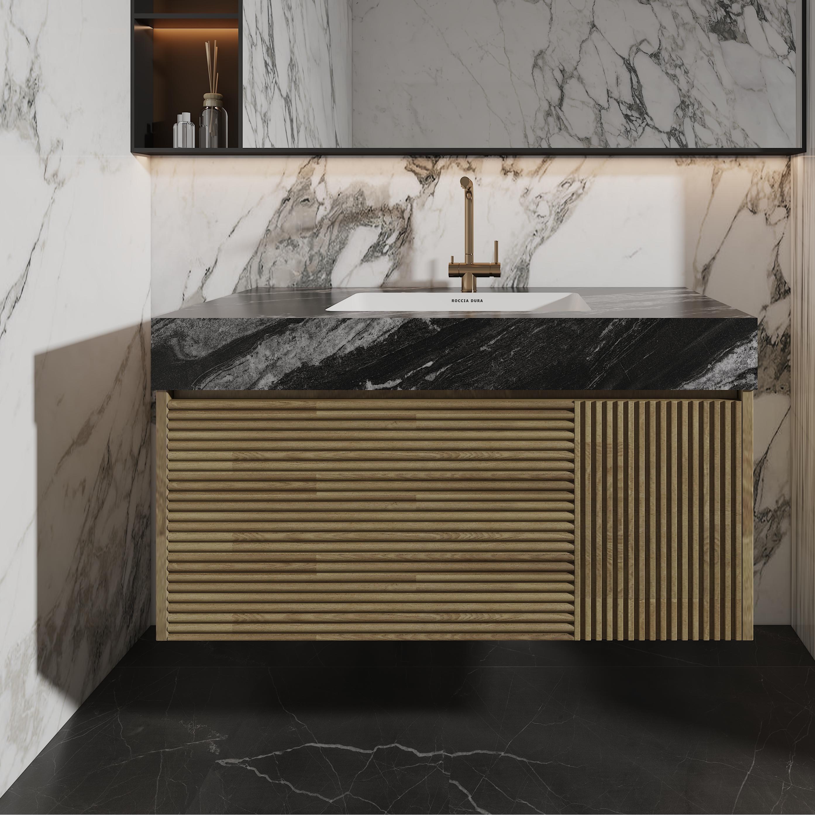24"Seamless Porcelain Single Sink Bathroom Vanity Top Only with Integrated Sink