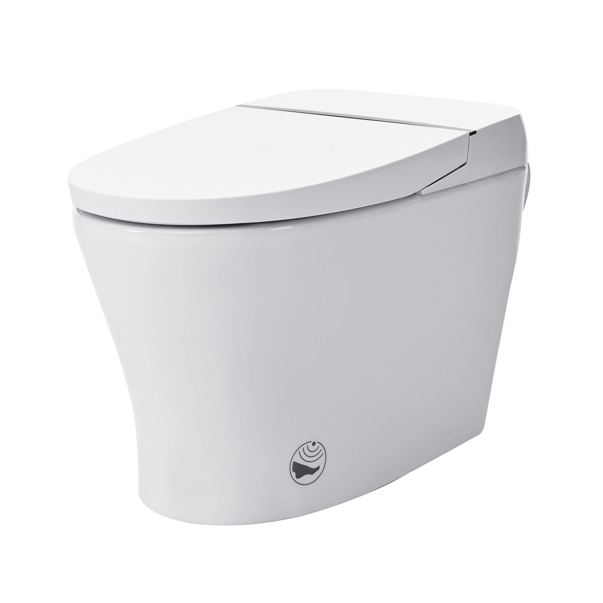 Heated Seat Smart Toilet with Dual Flush 1/1.28 GPF and Adjustable Temperature