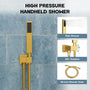 12-inch 3-Function Ceiling Mounted Thermostatic Shower System with Dual Shower Heads