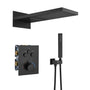 22" Thermostatic Shower System with Rainfall and Waterfall Shower Head