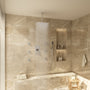 12" Ceiling-Mounted Shower System with Digital Display & 6 Body Jets
