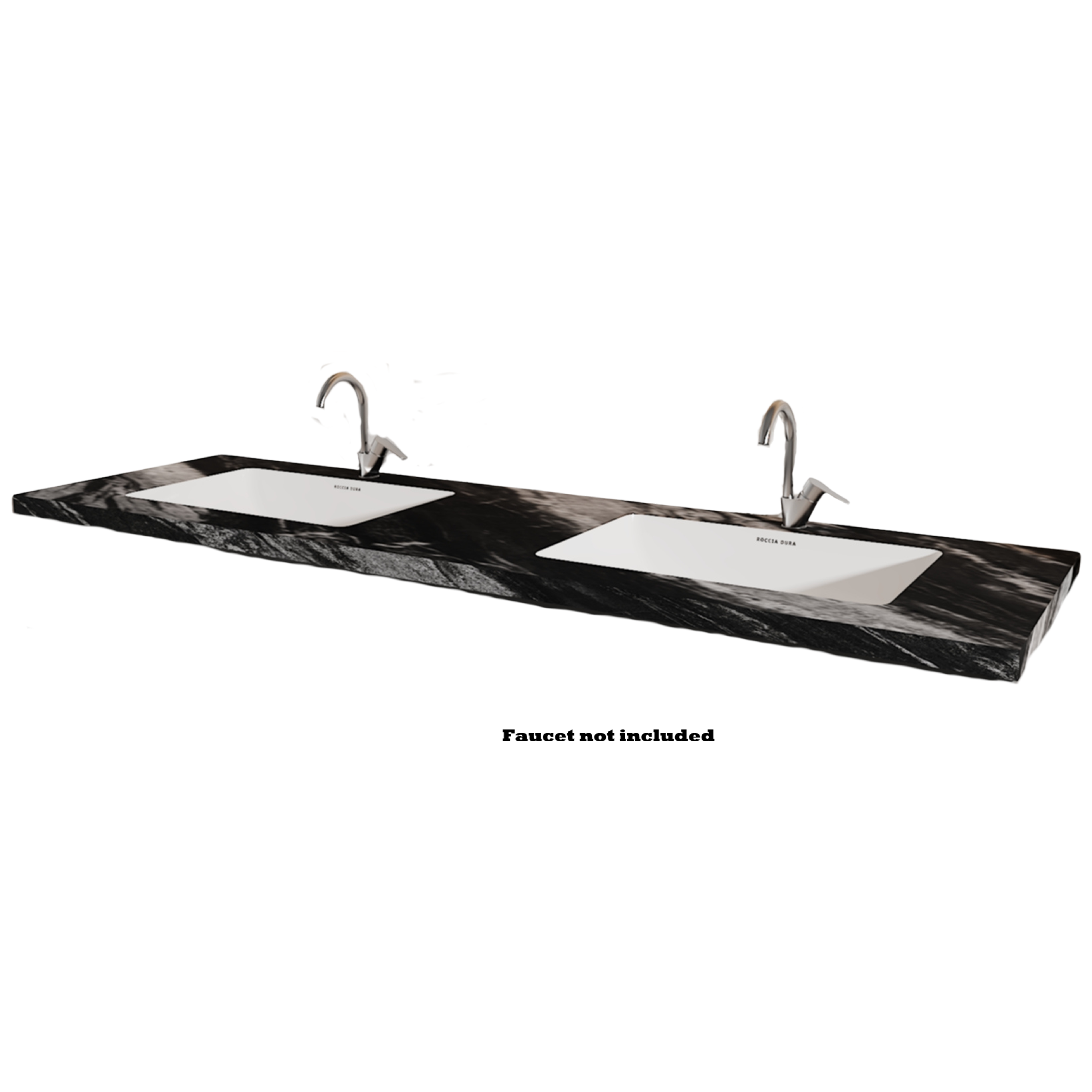 60"Seamless Porcelain Bathroom Vanity Top with Integrated Sink
