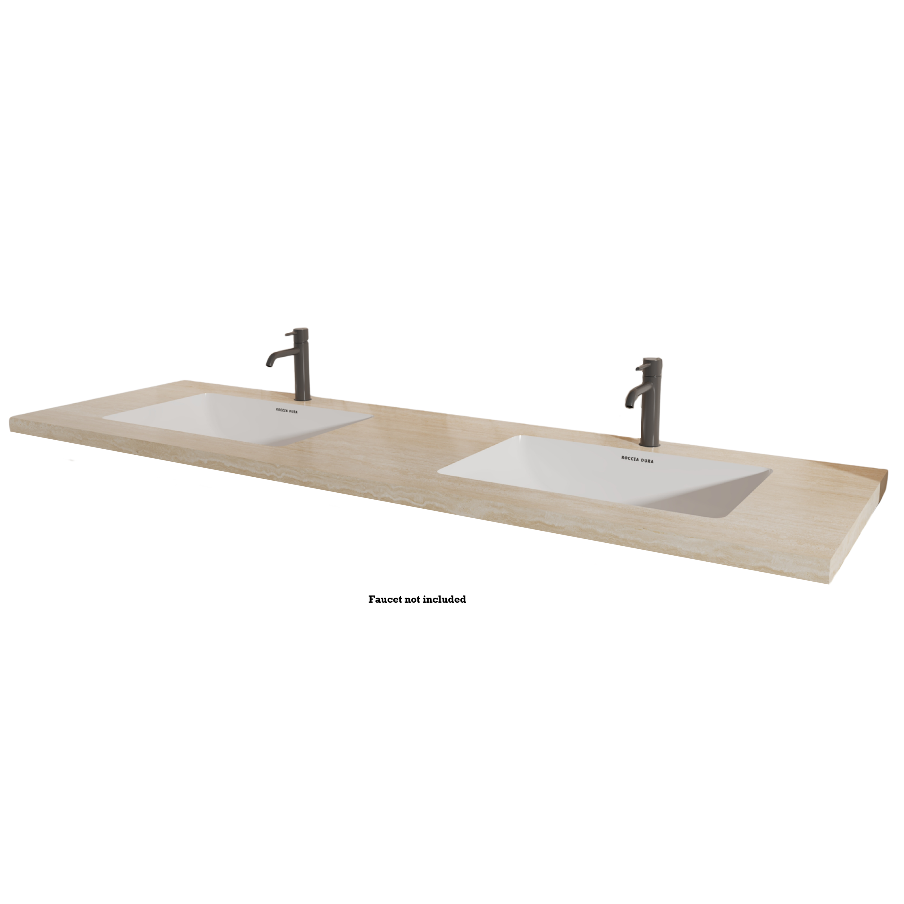 60"Seamless Porcelain Bathroom Vanity Top with Integrated Sink