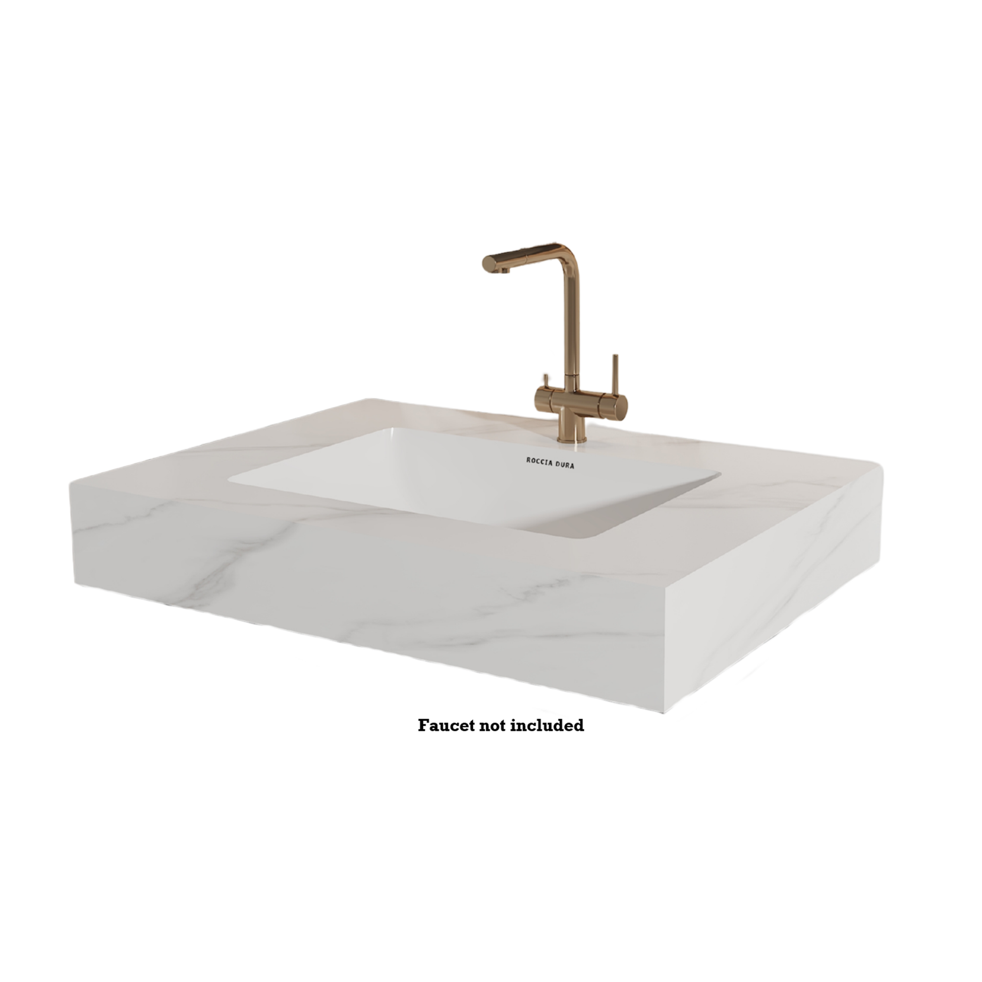 48"Seamless Porcelain Single Sink Bathroom Vanity Top Only with Integrated Sink