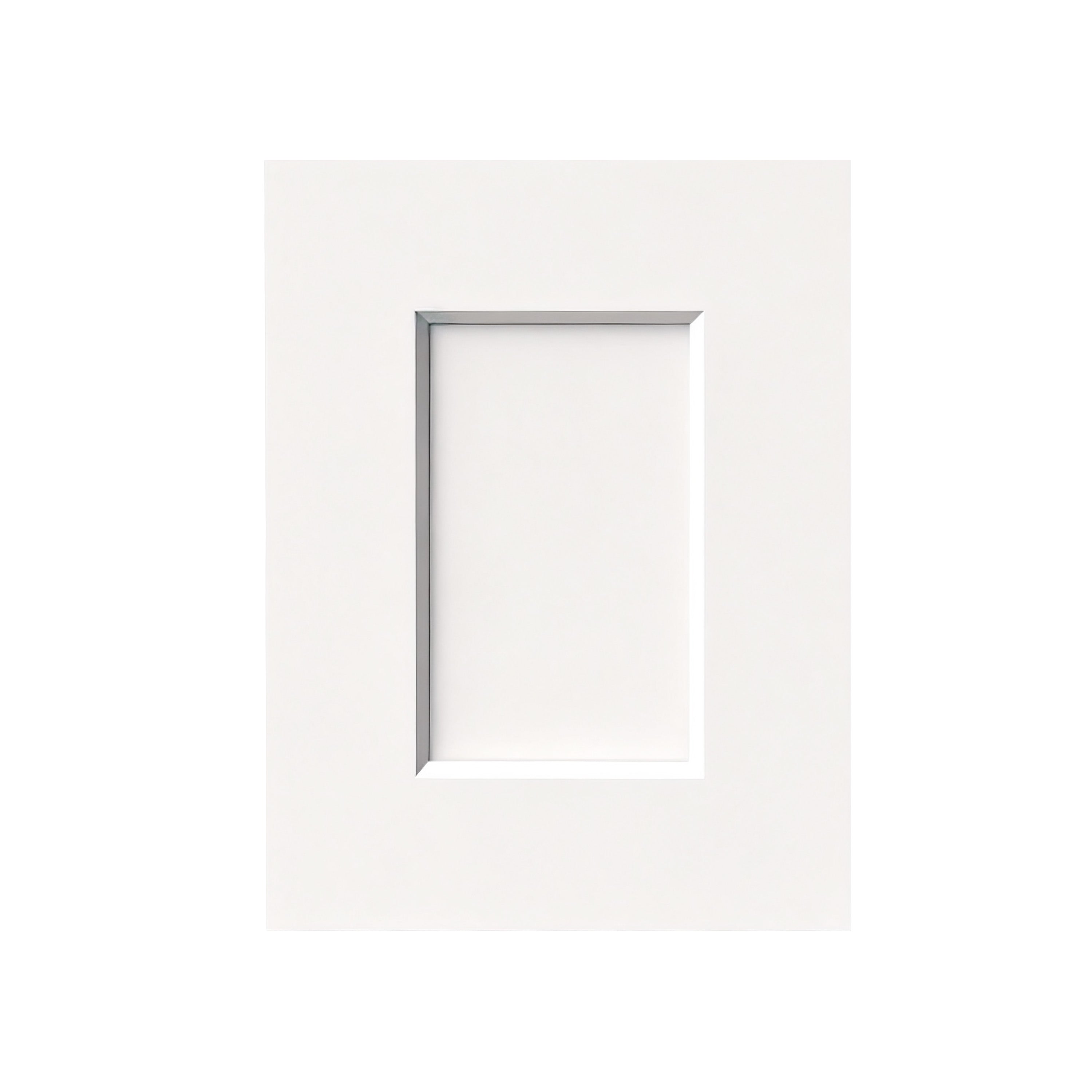 12" x 15" White Shaker Cabinet Sample Door