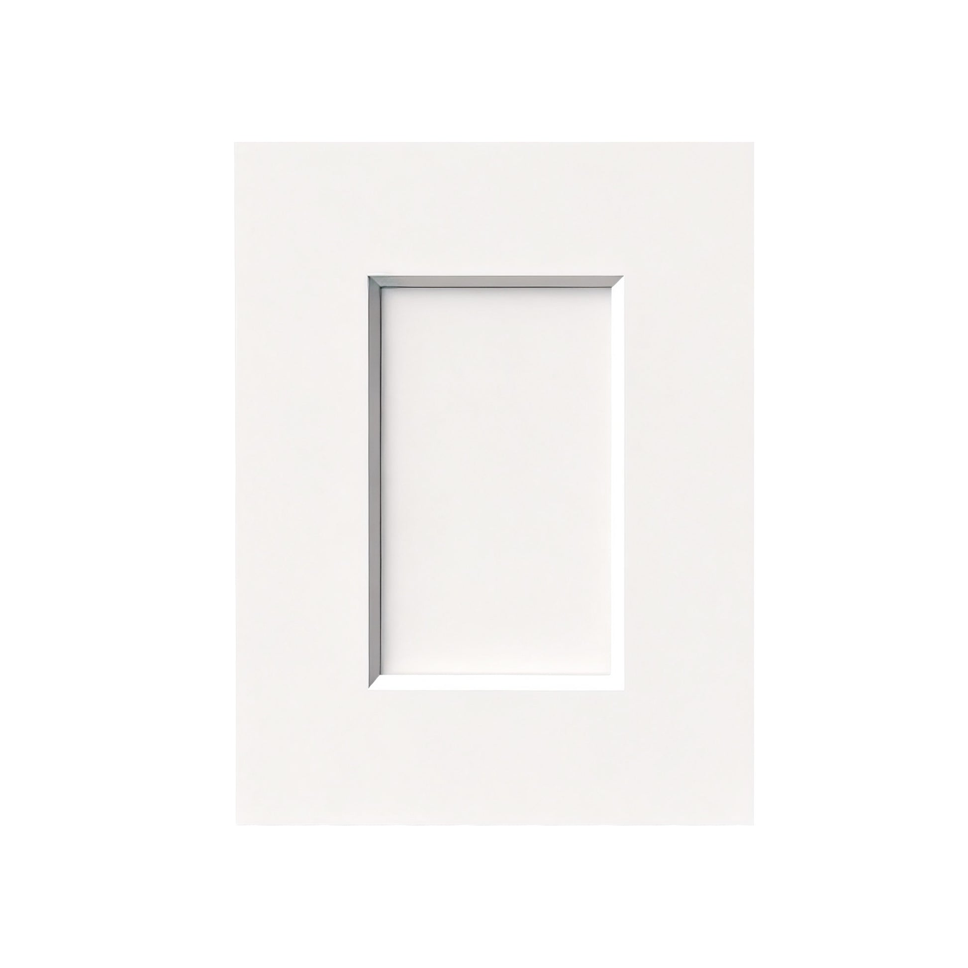12" x 15" White Shaker Cabinet Sample Door