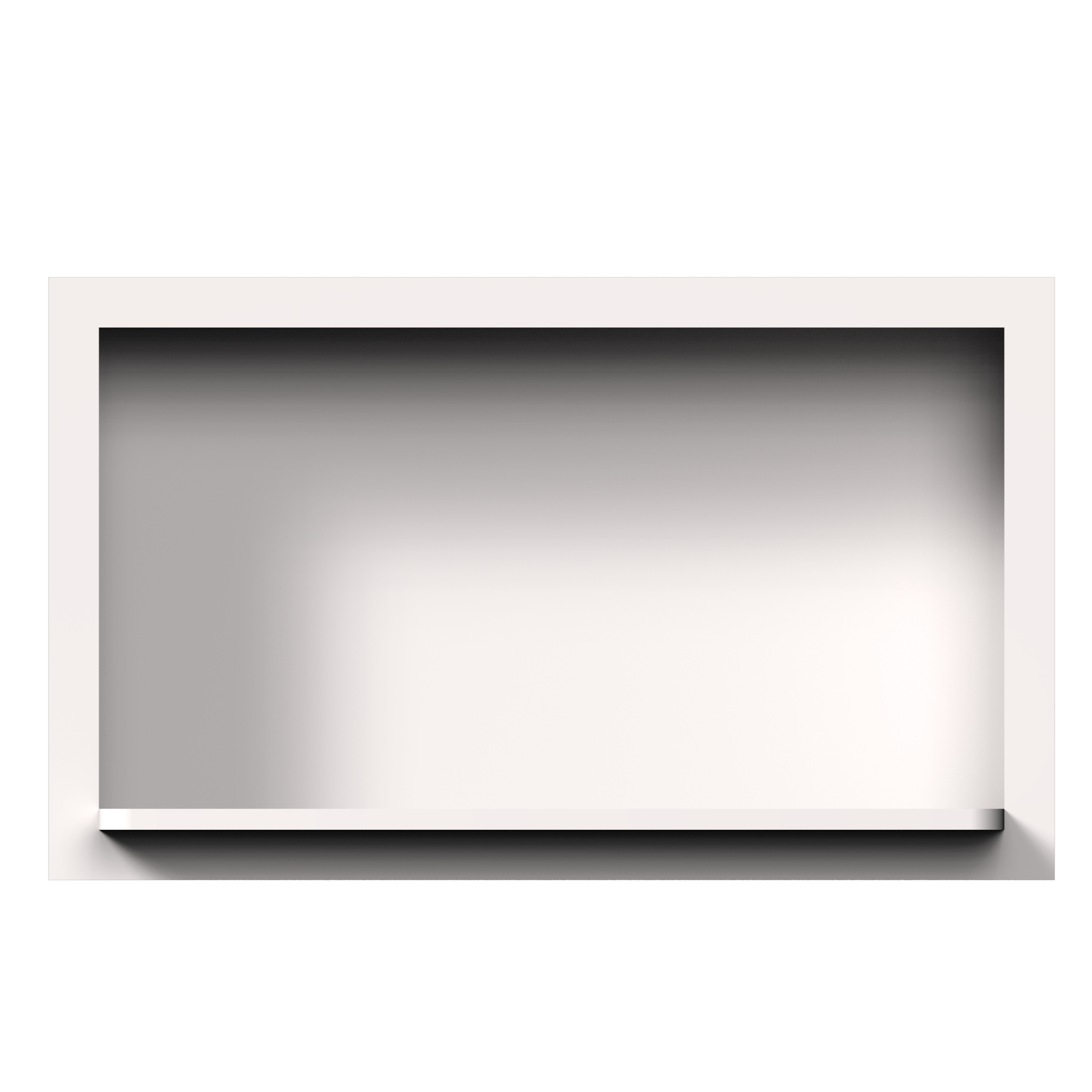 White Shaker RTA 30"W x 12"D x 18"H Wall Microwave Cabinet with 1 Shelves