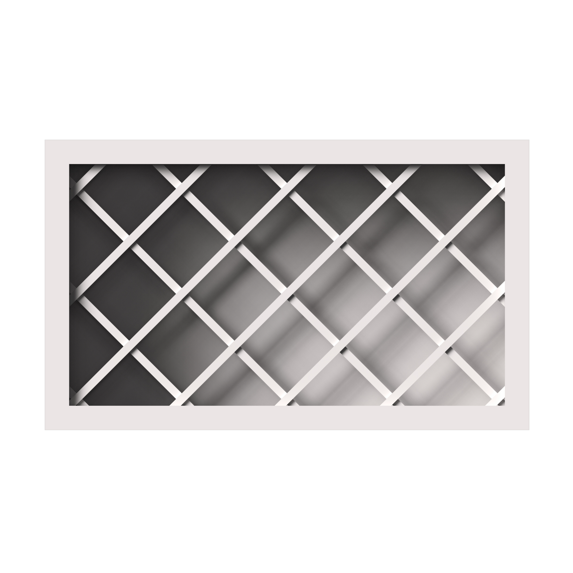 White Shaker RTA 30"W x 12"D x 18"H Wine Rack Wall Cabinet