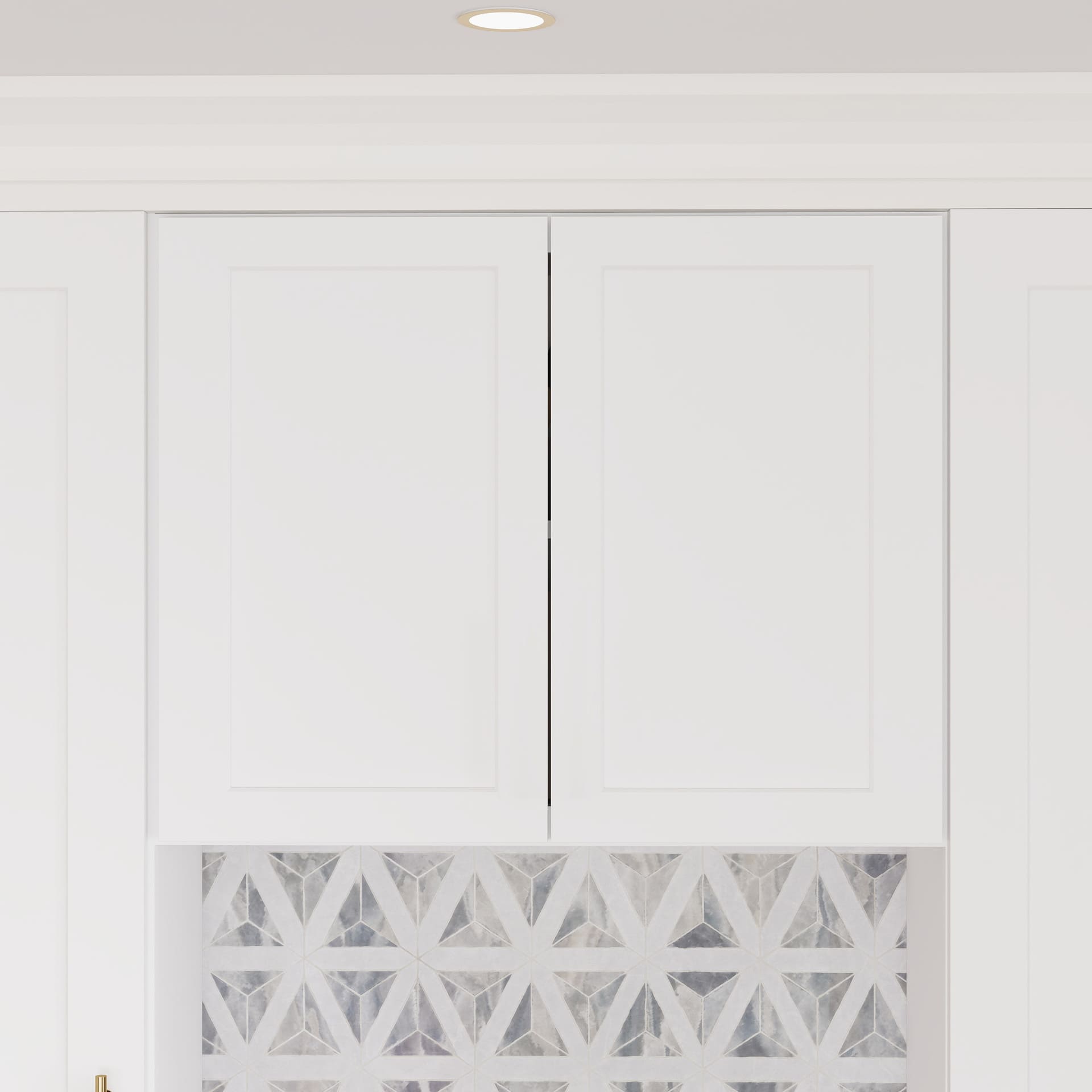 White Shaker RTA W30" X H24" X D12" Standard Wall Cabinet with 2 Doors