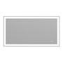 Tempered Glass LED Mirror with Aluminum Frame for Bathroom Vanity