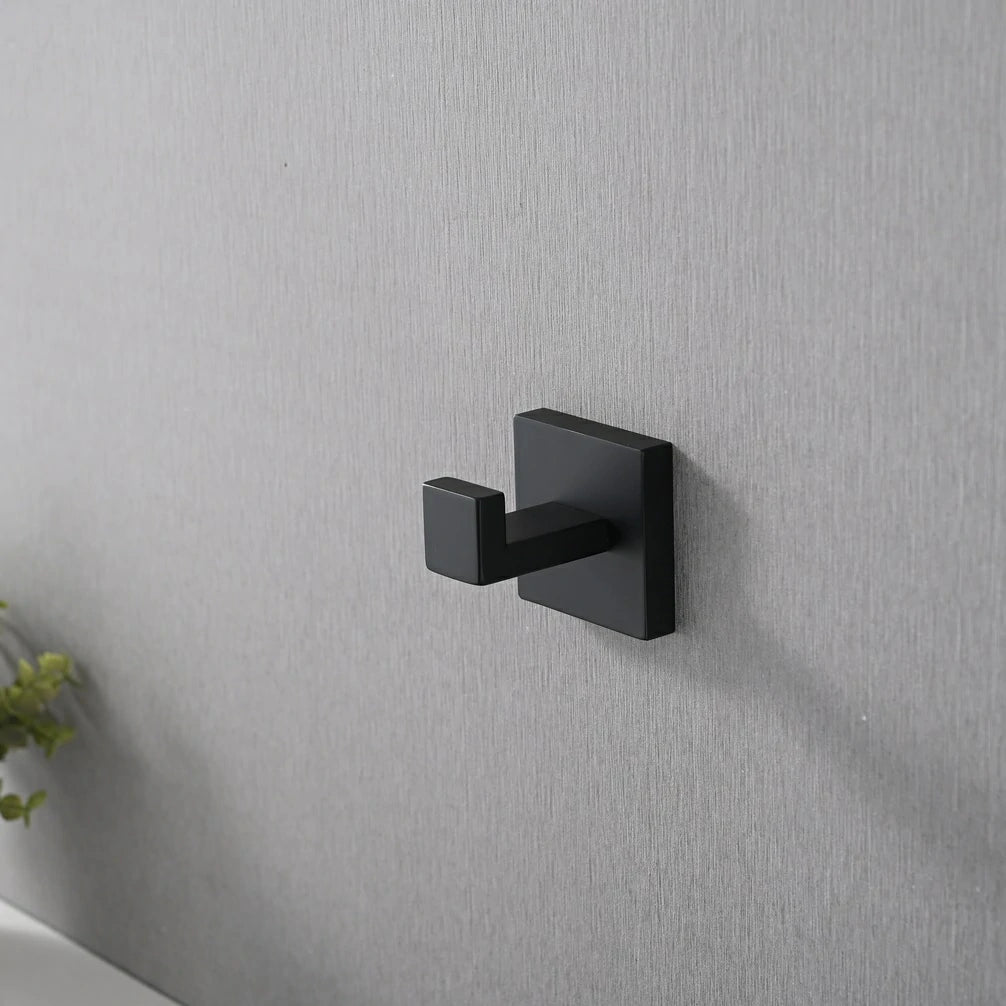 Wall-Mounted Stainless Steel Towel & Coat Hooks for Bathroom Bedroom & Kitchen