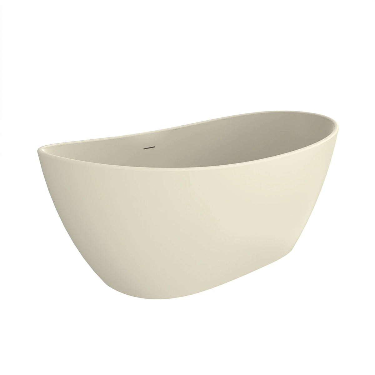 65" Artificial Stone Solid Surface Freestanding Bathtub for Bathroom