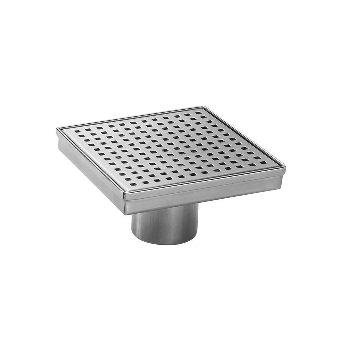 6 Inch Grid Shower Floor Drain with Flange
