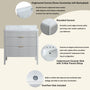 30"/36"/48" Freestanding Single Sink Bathroom Vanity with Solid Wood Construction & Marble Top