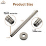 7.87"/11.81" Ceiling-Mounted Round Shower Arm with Flange Cover