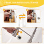 Kitchen Faucet with Pull Down Sprayer, Farmhouse RV Small Vanity Faucet with 360° Rotation Spout and Deck Plate