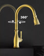 Pull Down Kitchen Faucet 360 Degree Swivel with 3 Spray Modes