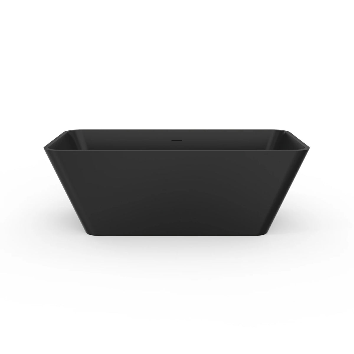 67 Inch Freestanding Solid Surface Soaking Bathtub for Bathroom