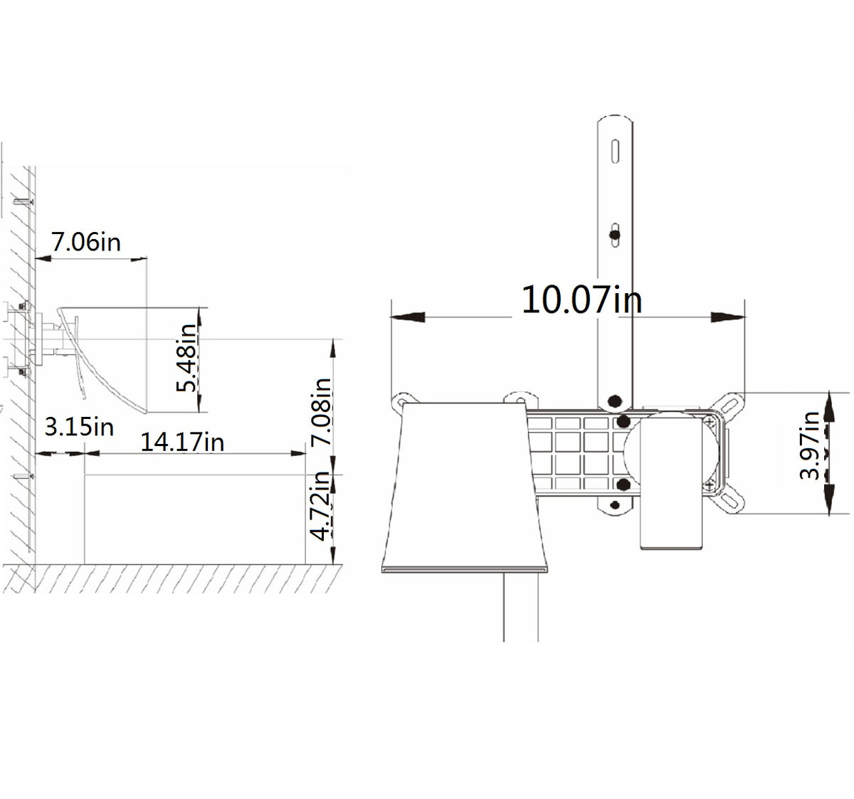 Wall Mount Widespread Bathroom Faucet-CASAINC