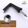 Casainc Matte Black 5.35-in 2-Handle Widespread Watersense Labelled Bathroom Sink Faucet