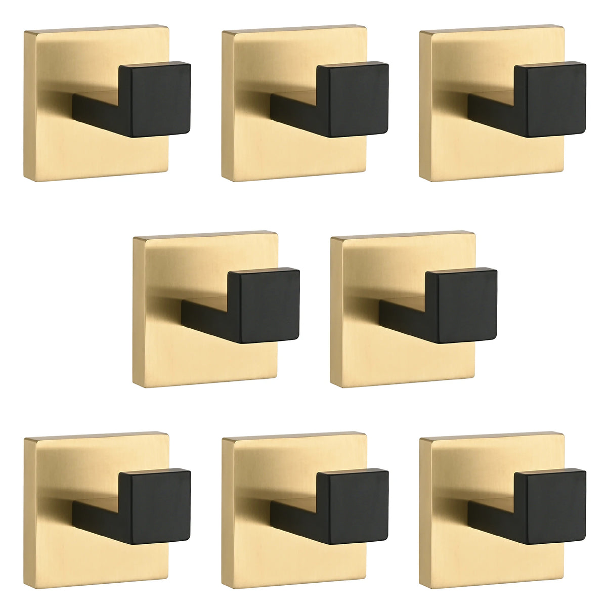 Wall-Mounted Stainless Steel Towel & Coat Hooks for Bathroom Bedroom & Kitchen
