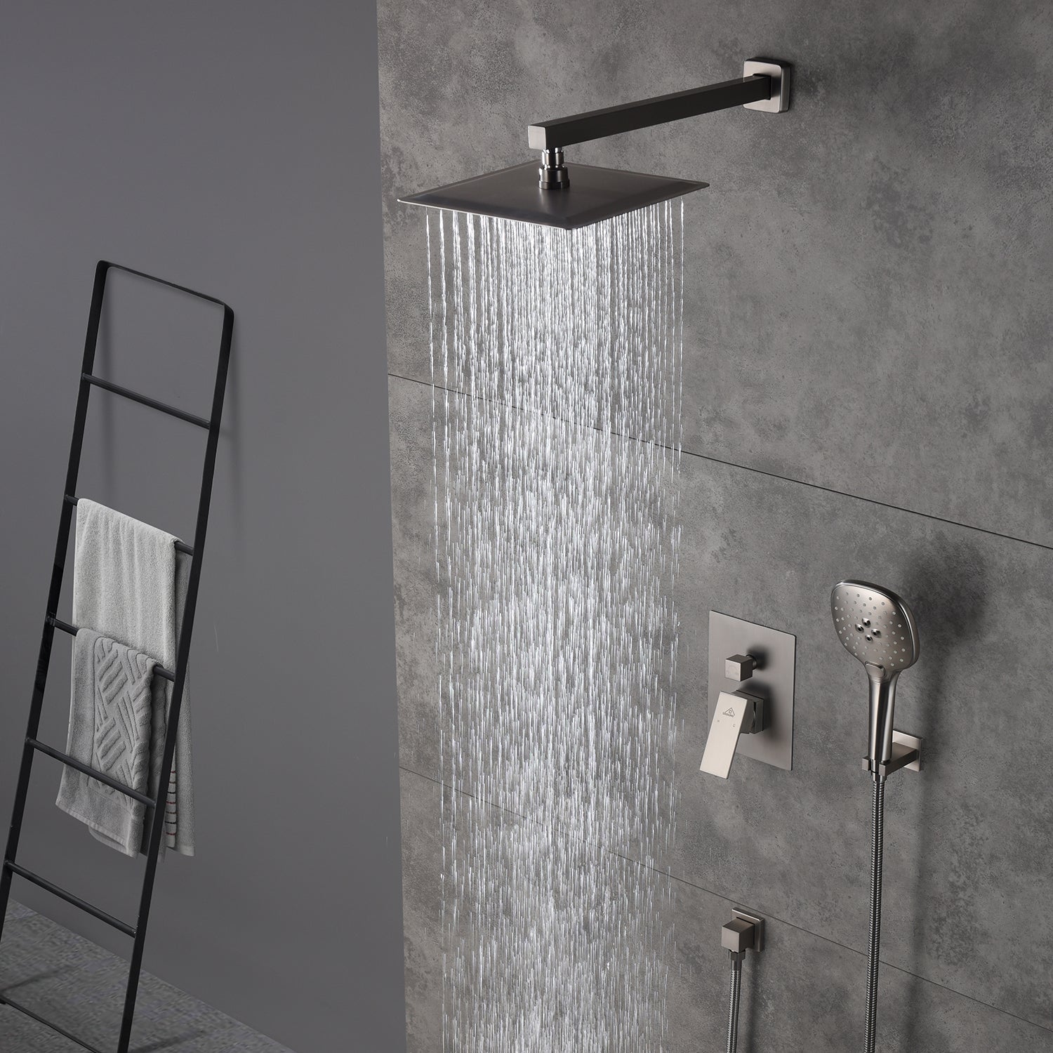 Casainc 2 Function 10" Wall Mounted Dual Shower Heads Shower System In Chrome