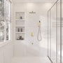 CASAINC 12 inch Wall Mounted Shower System with Bathtub Faucet and Hand Shower