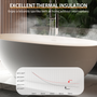 65" Oval Stone Resin Freestanding Soaking Tub with Ergonomic Design