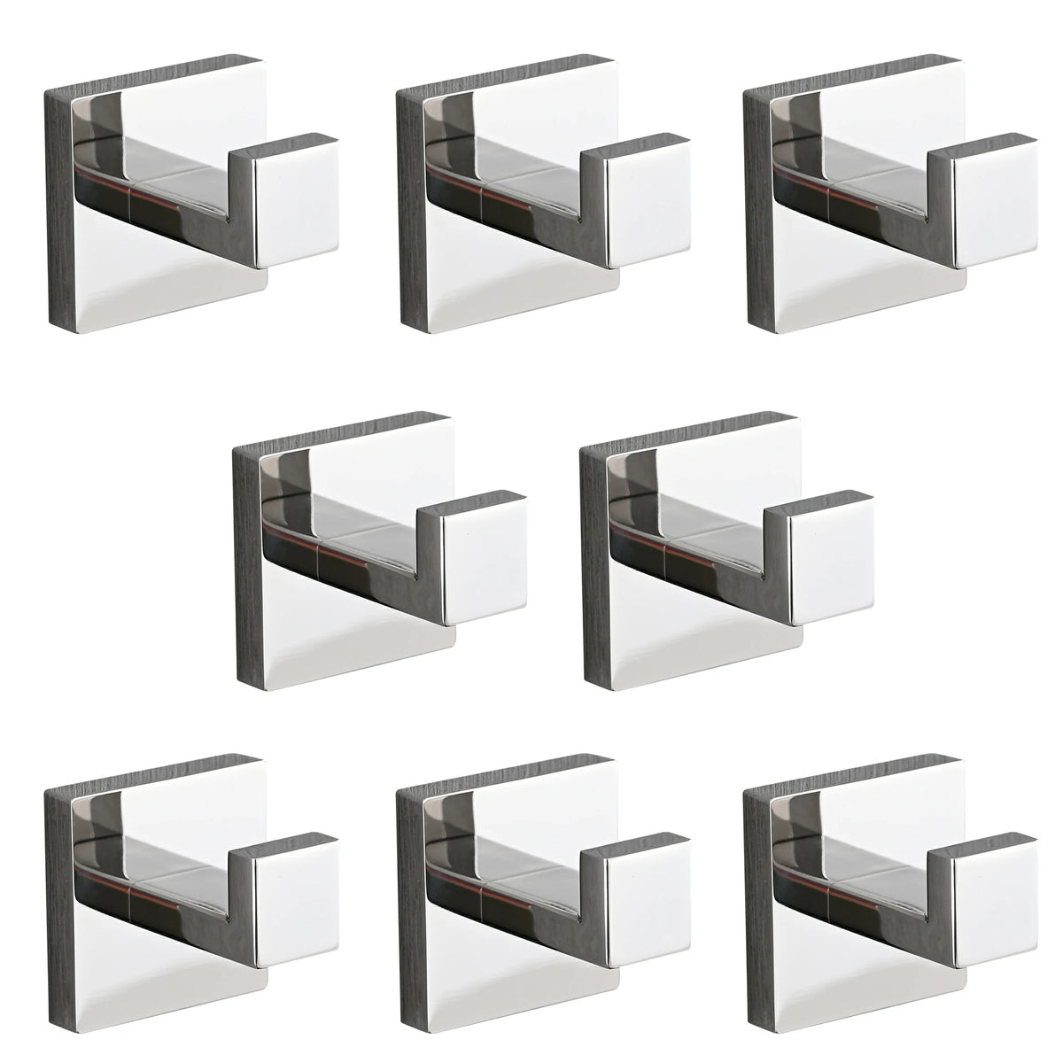 Wall-Mounted Stainless Steel Towel & Coat Hooks for Bathroom Bedroom & Kitchen