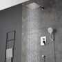 Casainc 2 Function 10" Wall Mounted Dual Shower Heads Shower System In Chrome-CASAINC