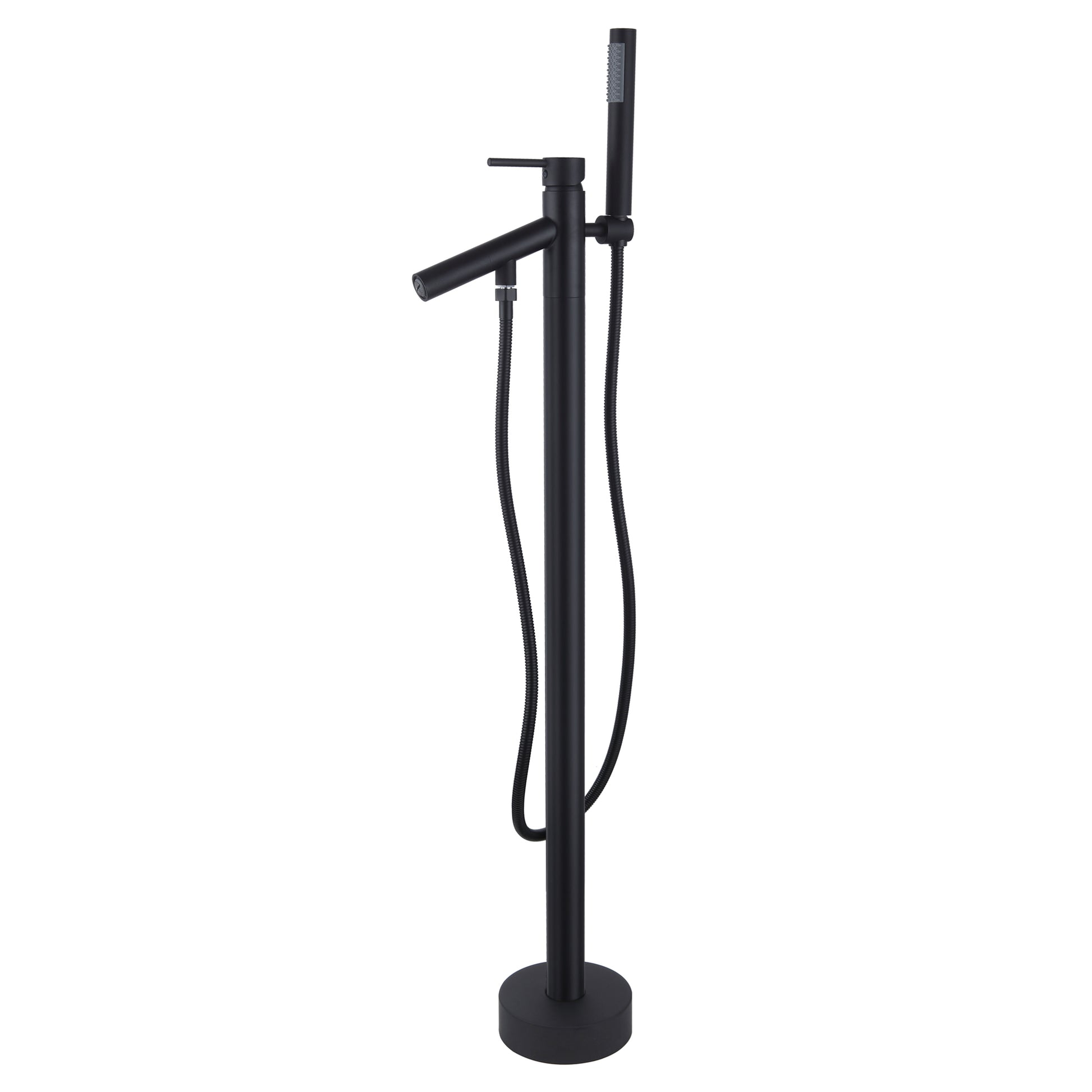 Freestanding Single-Handle Bathtub Faucet with Hand Shower-CASAINC