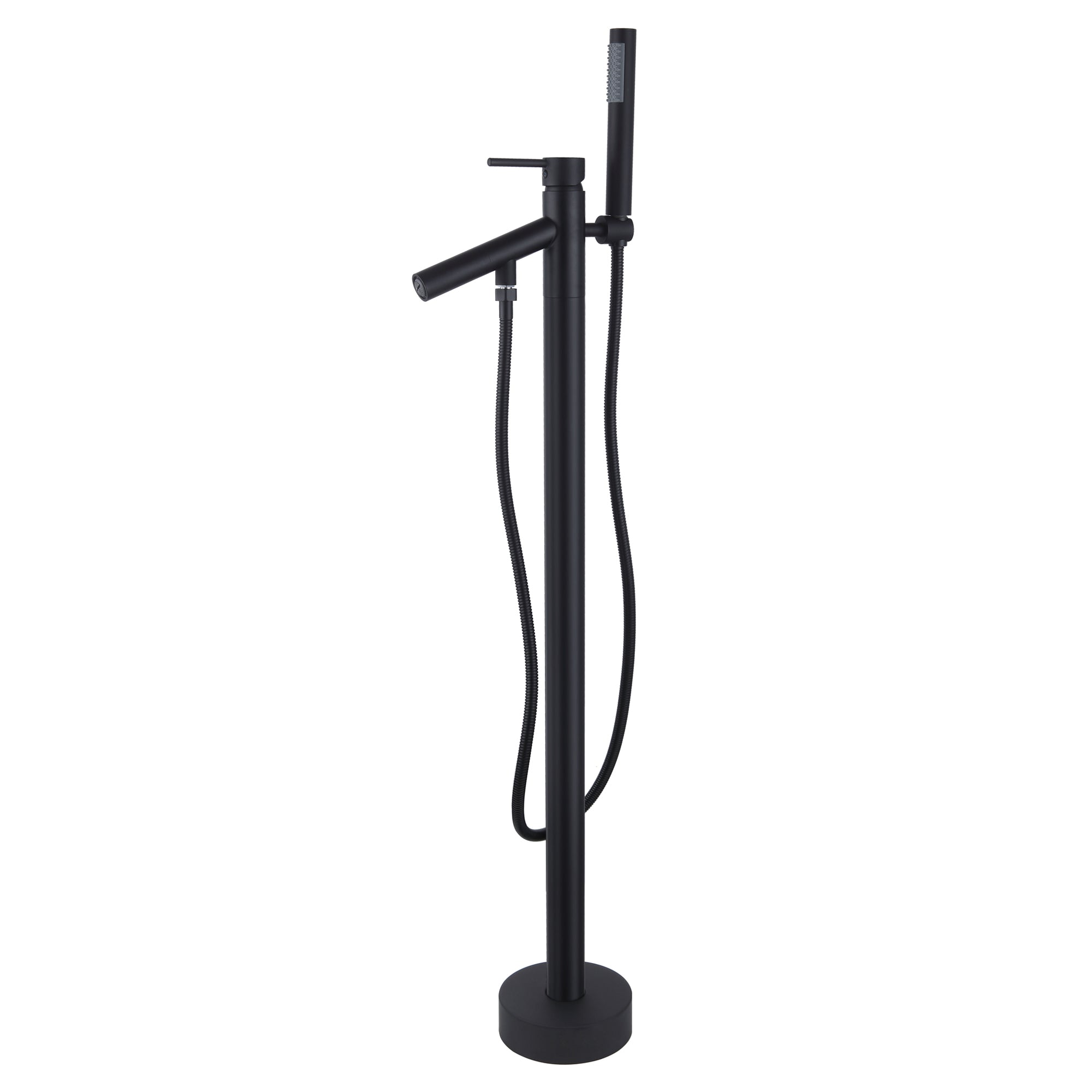 Freestanding Single-Handle Bathtub Faucet with Hand Shower-CASAINC