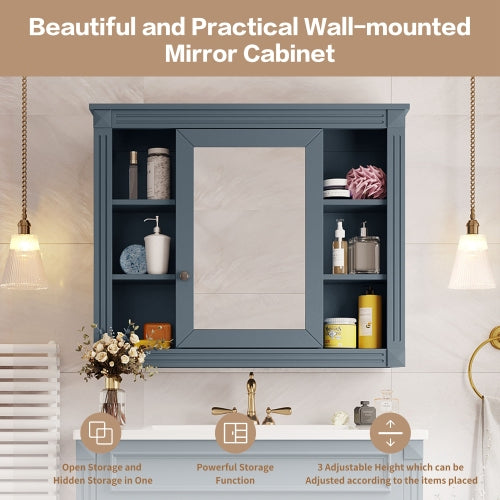 36'' Single Sink Freestanding Bathroom Vanity with 2 Soft Closing Doors and 2 Drawers