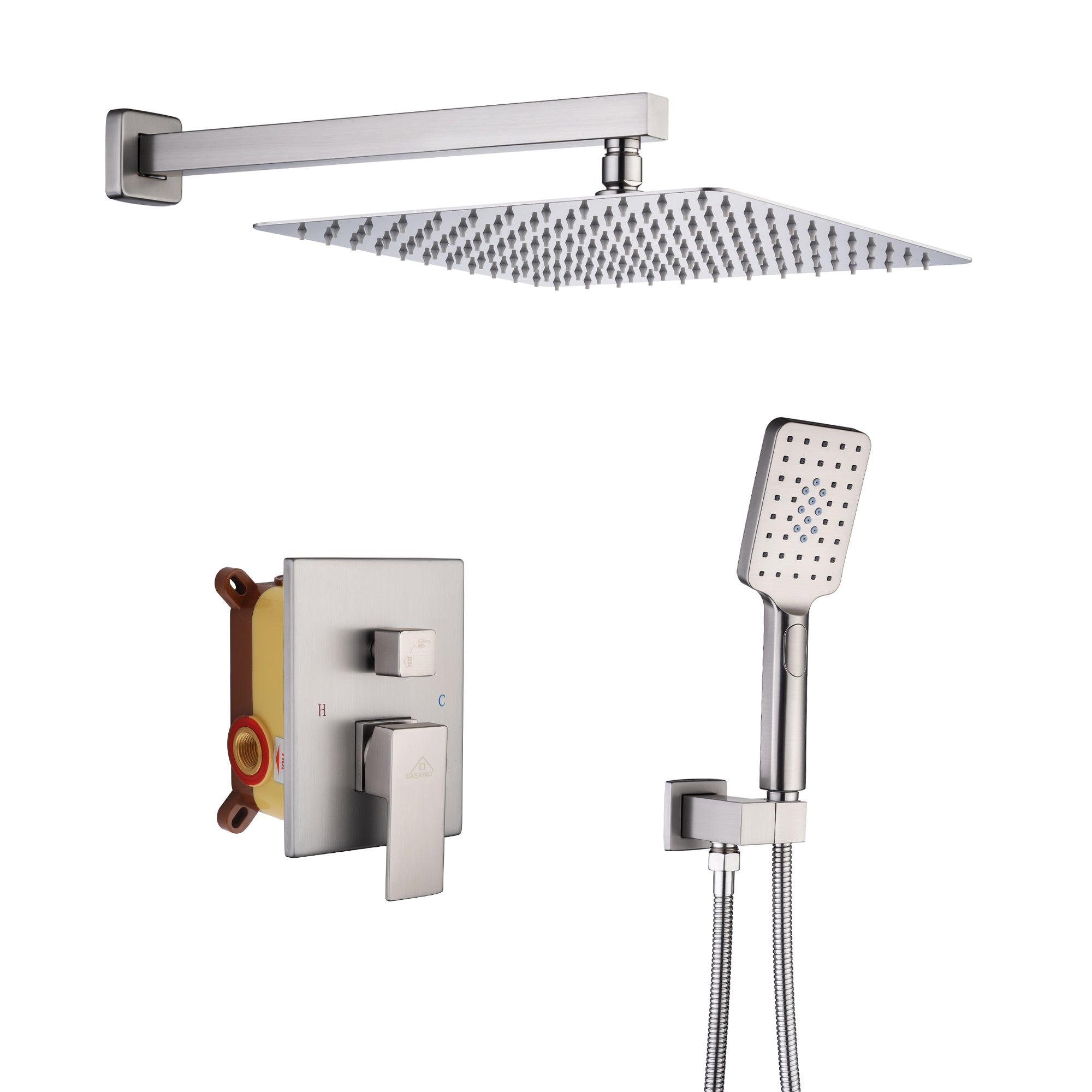 CASAINC Shower Systems with Rain Shower and Handheld | Shop Now