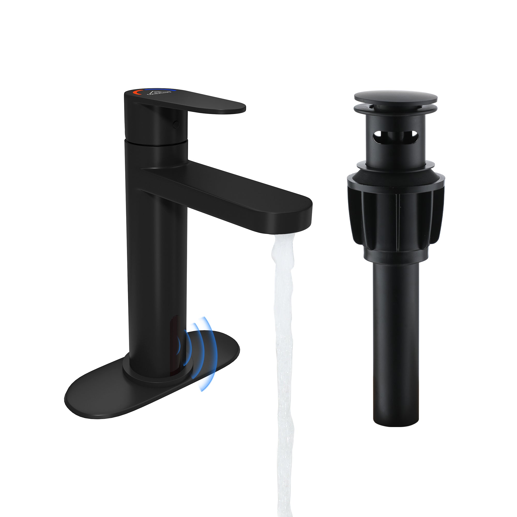Dual-Control Sensor Bathroom Sink Faucet Smart Basin Faucet