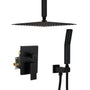 12" Ceiling-Mount Shower System with Handheld Shower in Oil Rubbed Bronze