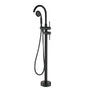 Freestanding Bathtub Faucet with Handheld Shower & Double Handles