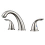 Casainc 4 Inch 2-Handle Bathroom Sink Faucet with Drain Assembly Matte Black/Brushed Nickel/Oil Rubbed Bronz/Brushed Gold 