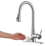 Single Handle Pull Down Sprayer Kitchen Faucet with Touchless Sensor,Dual Function