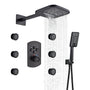 Luxurious Balancing Valve Shower System with 360° Body Jets and Water Bar Spray