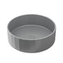 17in Bathroom Concrete Round Vessel Sink with Drainer in Black Earth / Mottled Bluish Grey / Taupe Clay