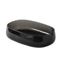 23" Oval Transparent Resin Bathroom Vessel Sink with Drainer