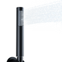 Round Stainless Steel Handheld Shower Head with Anti-Clog Nozzles
