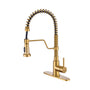 Modern Kitchen Faucet with Pull-Down Sprayer, 360° Swivel, Three Functions for Effortless Cooking and Cleaning
