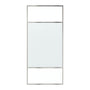 34"x74" Glass Shower Spliced Screen Panel with 304 Stainless Steel Hardware