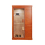 1-Person Indoor Infrared Sauna Room with Bluetooth & LED Light