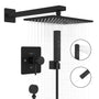 11.8*7.8 inch Coaxial Thermostatic Shower System with 2-Function Handheld