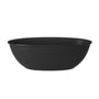 63" Solid Surface Freestanding Bathtub in Matte Black